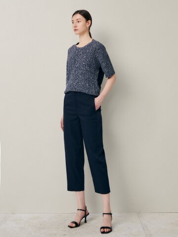 폴리 에센셜 크롭 팬츠 