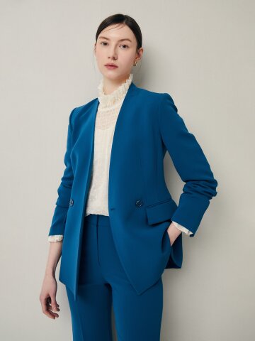 소프트 웨이스트 핏 재킷 