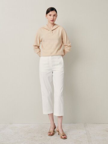 폴리 에센셜 크롭 팬츠 