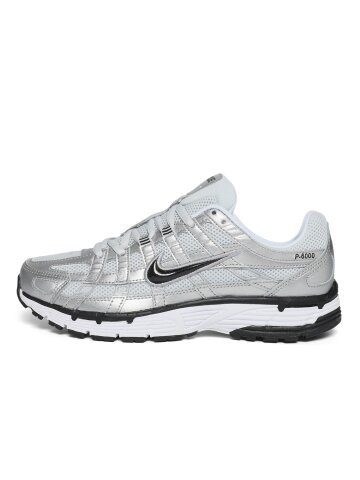 나이키 우먼스 P-6000 화이트 메탈릭실버 FD9876-101