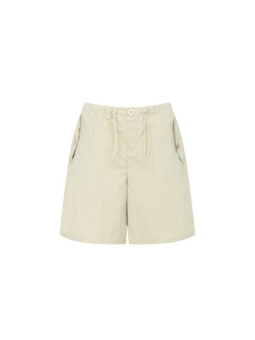 스트링 백 밴딩 숏 팬츠 