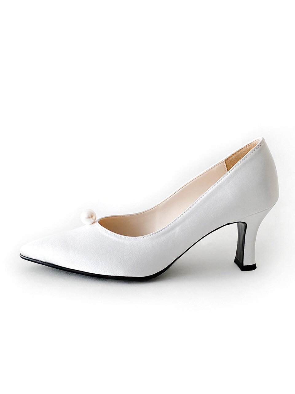 루미에 진주 펌프스_Black 5/6/7cm ODRD24046