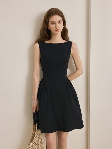 YY_Umbrella waist dress_2color