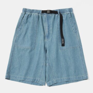 COLUMBIA TRAJAN LABEL BELTED DENIM SHORTS PANTS 라이트데님