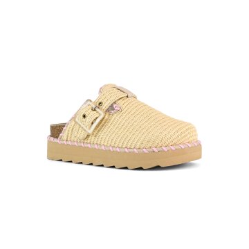 [WOMEN] 컬러스오브캘리포니아 플랫폼 사보트 라파 플랫폼 클로그 - 오트 CCWCF03FDZOAT