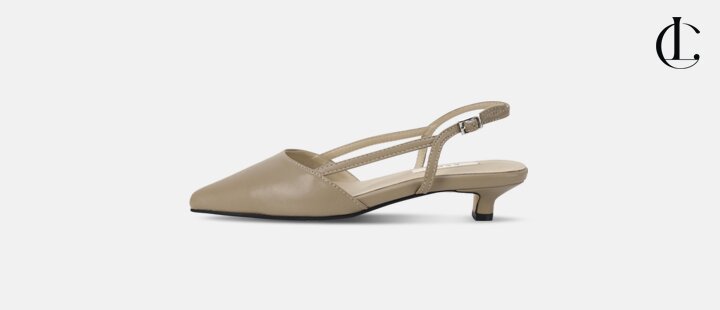 여자 슬링백 스틸레토 구두 플랫 키튼힐 LKR1354