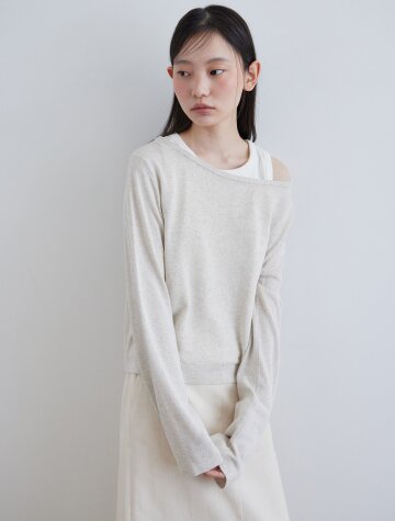 Summer lap round knit_LINEN