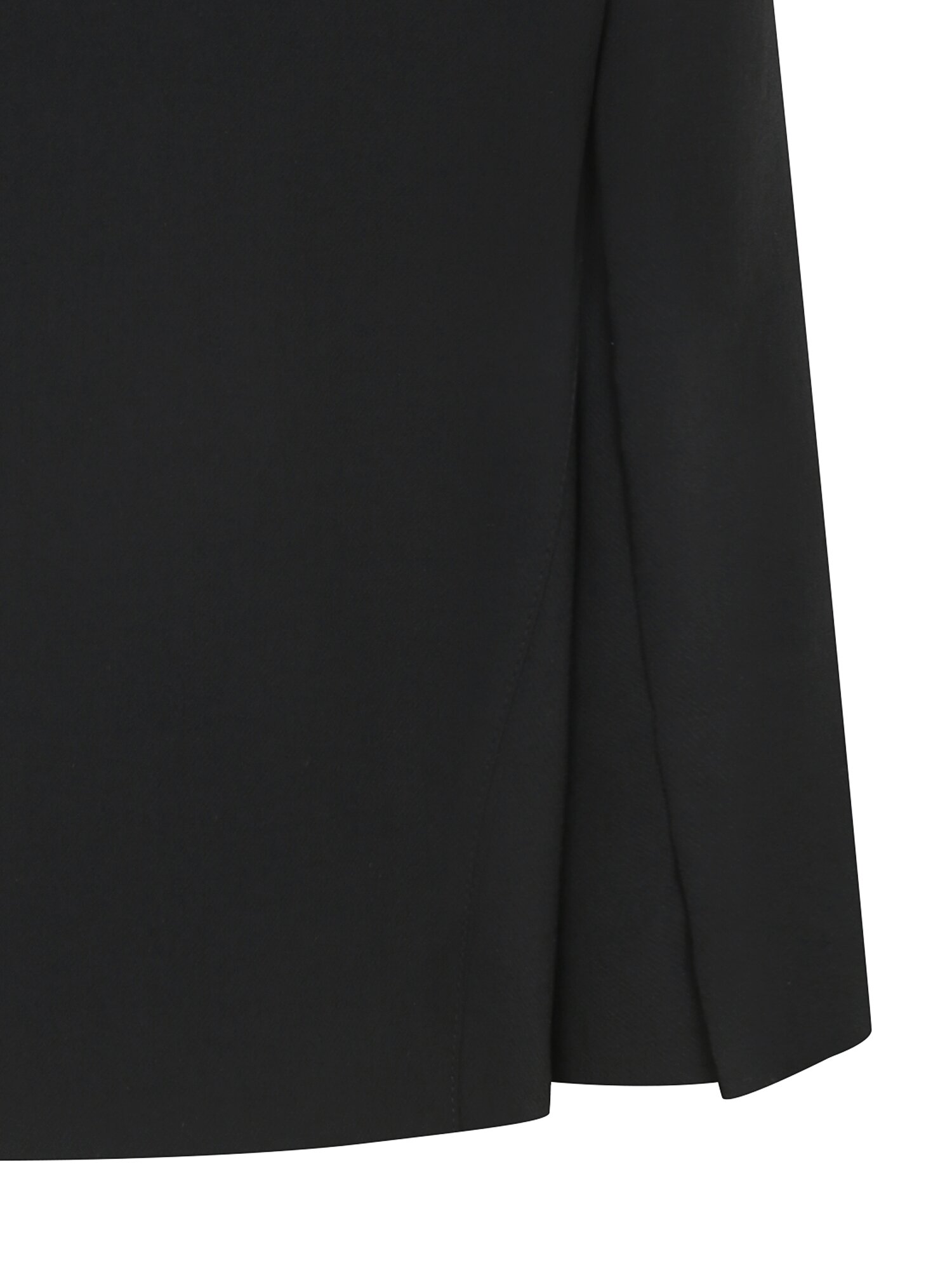 피크드 라펠 7부 크롭 재킷 (BLACK)