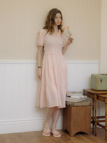 DD_Pink striped dress