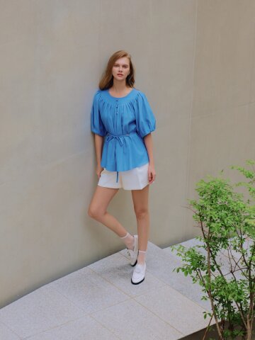 모던 테일러링 핀턱 썸머 팬츠 