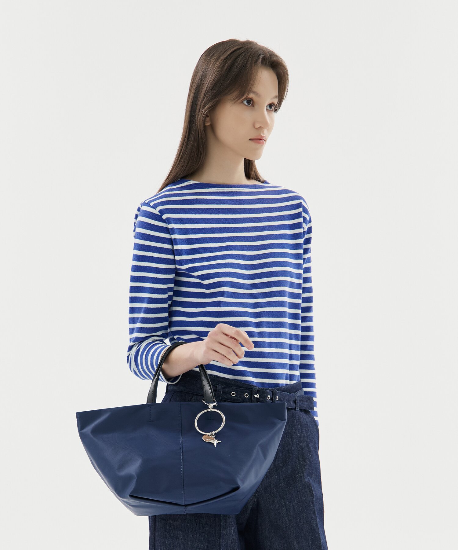 드고 키링 토트 네이비 DGO KEYRING TOTE navy