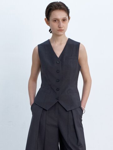 [25SS] SIERRA VEST  BROWN