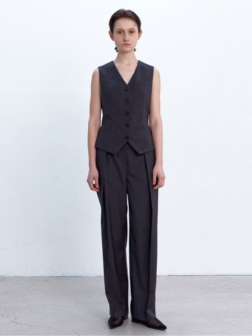 [25SS] SIERRA VEST SETUP BROWN