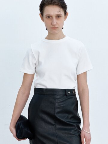 [25SS] SOFT COTTON CLASSIC FIT TEE WHITE