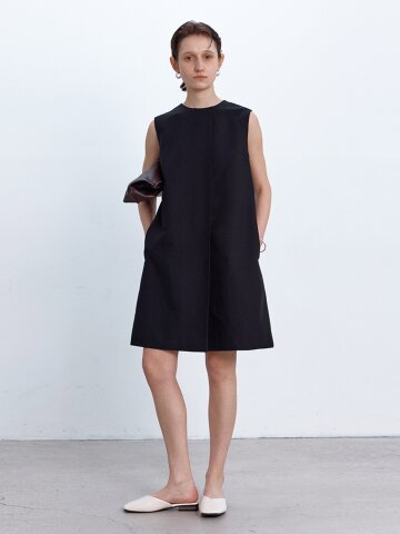 [25SS] RICHARD CLASSY MINI DRESS BLACK