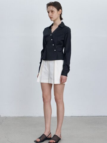 [25SS] SIERRA LINEN SHORTS WHITE