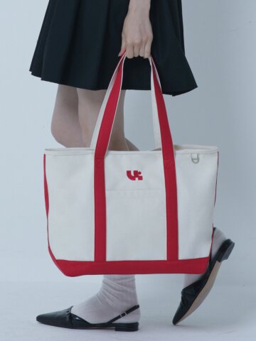 LIKEIT SYMBOL CANVAS BAG RED