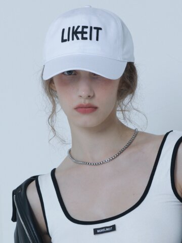 ESSENTIAL LOGO BALL CAP WHITE