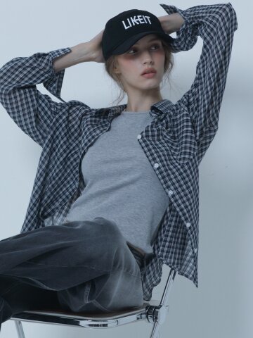 ESSENTIAL LOGO BALL CAP BLACK