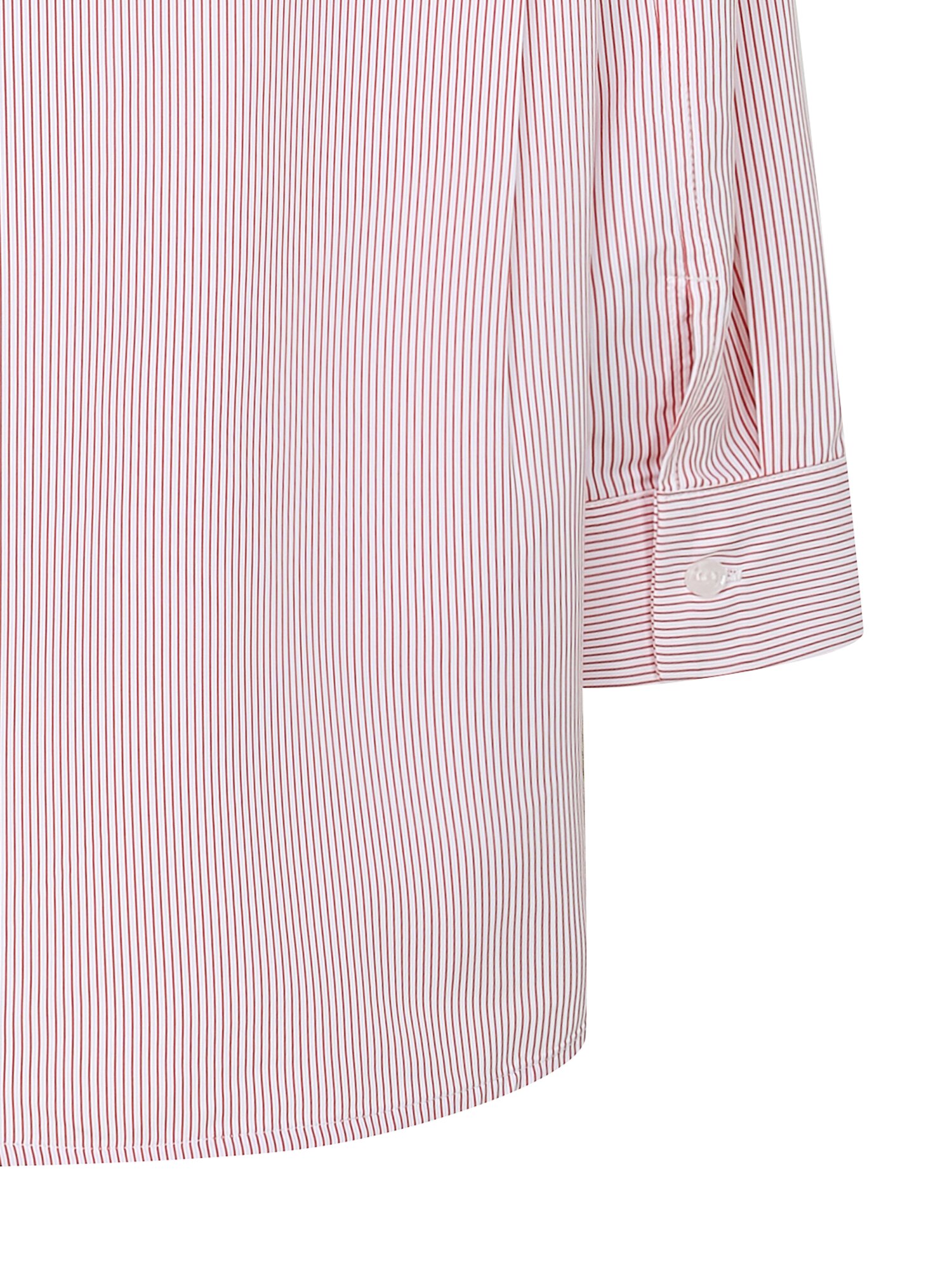 스트라이프 백 레터링 블라우스 (STRIPE RED)