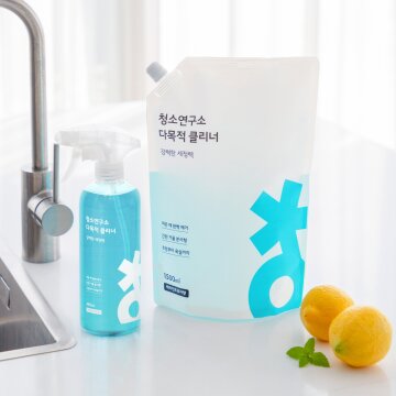 국내생산 다목적 클리너 (480ml*1개) + 리필 (1.5L*1개)