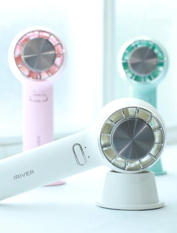 아이리버 저소음 BLDC모터 냉각팬 충전식 핸디 선풍기 IF-C22