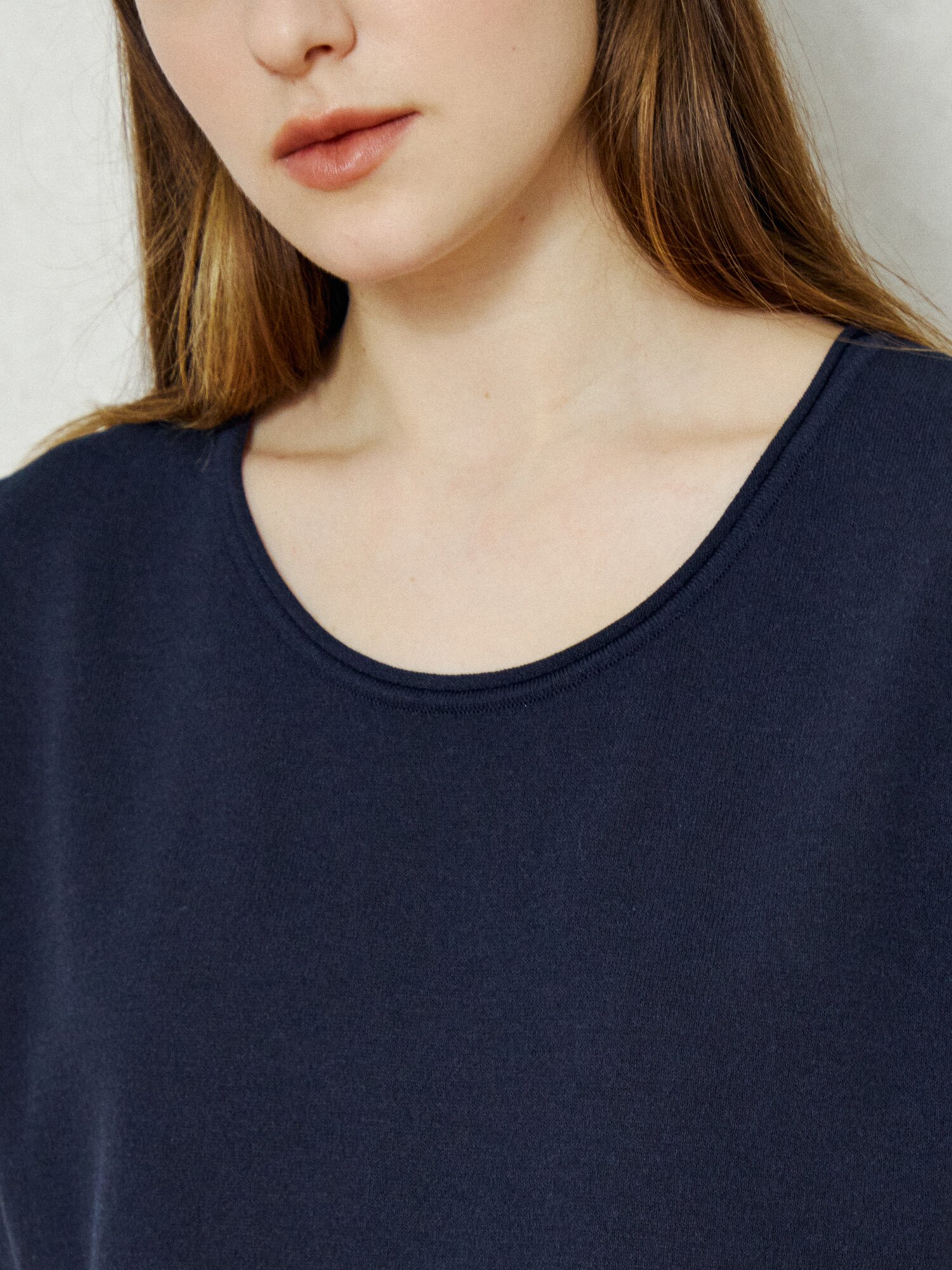 블렌디드 서머 슬리브리스 (DARK NAVY)