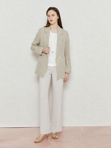 클린 라인 히든 디테일 팬츠 