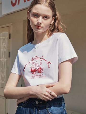 [3컬러] 베리 반팔 티셔츠
