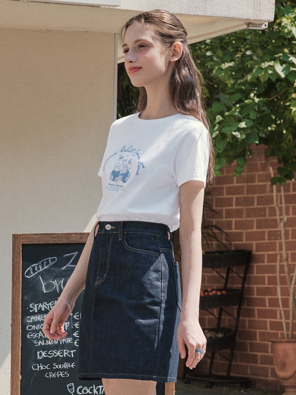 [3컬러] 베리 반팔 티셔츠