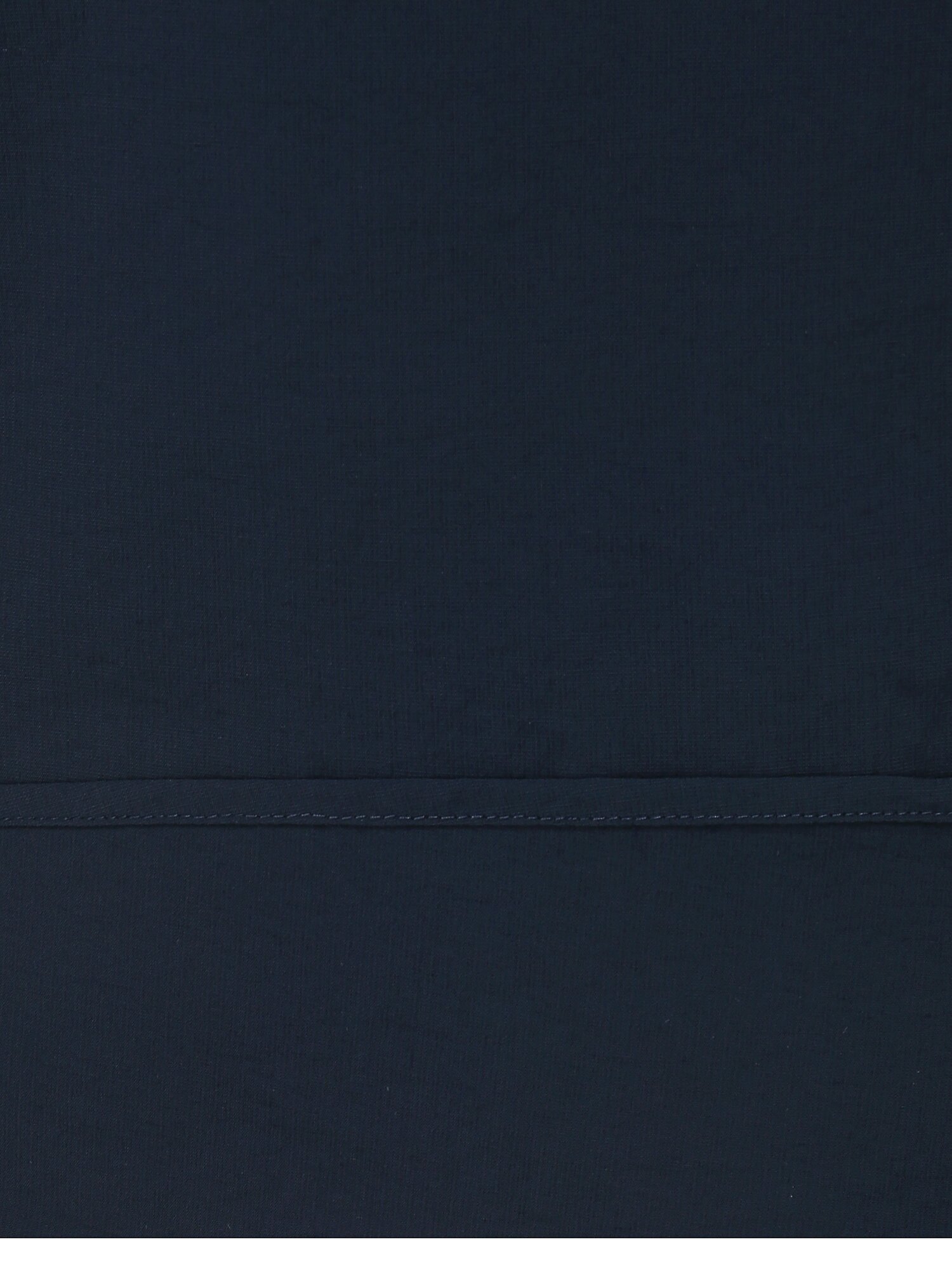 백 플리츠 오픈 칼라 셔츠 원피스 (DARK NAVY)