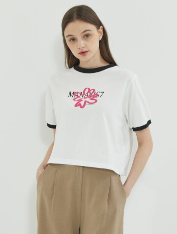 Clover Coloring Line T-shirt White