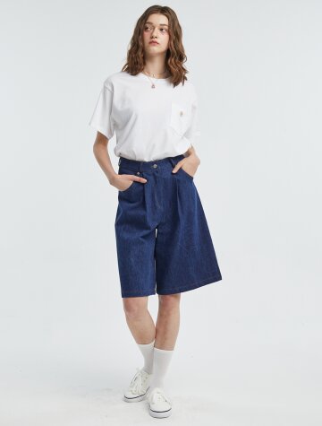 Bermude Jeans Shorts [Deep Blue]