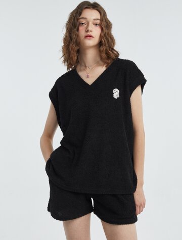 Towel Banding Shorts [Black]