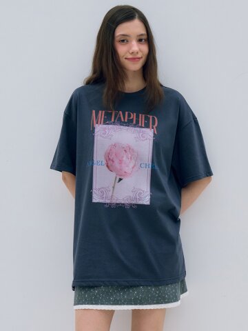 MET angel blossom DTP T-shirts vintage charcoal