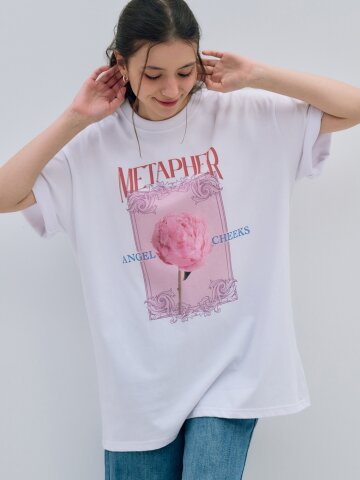 MET angel blossom DTP T-shirts pure white