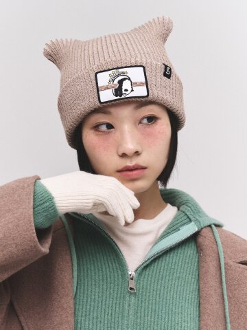 애니멀 와펜 팬더 투톤 귀비니