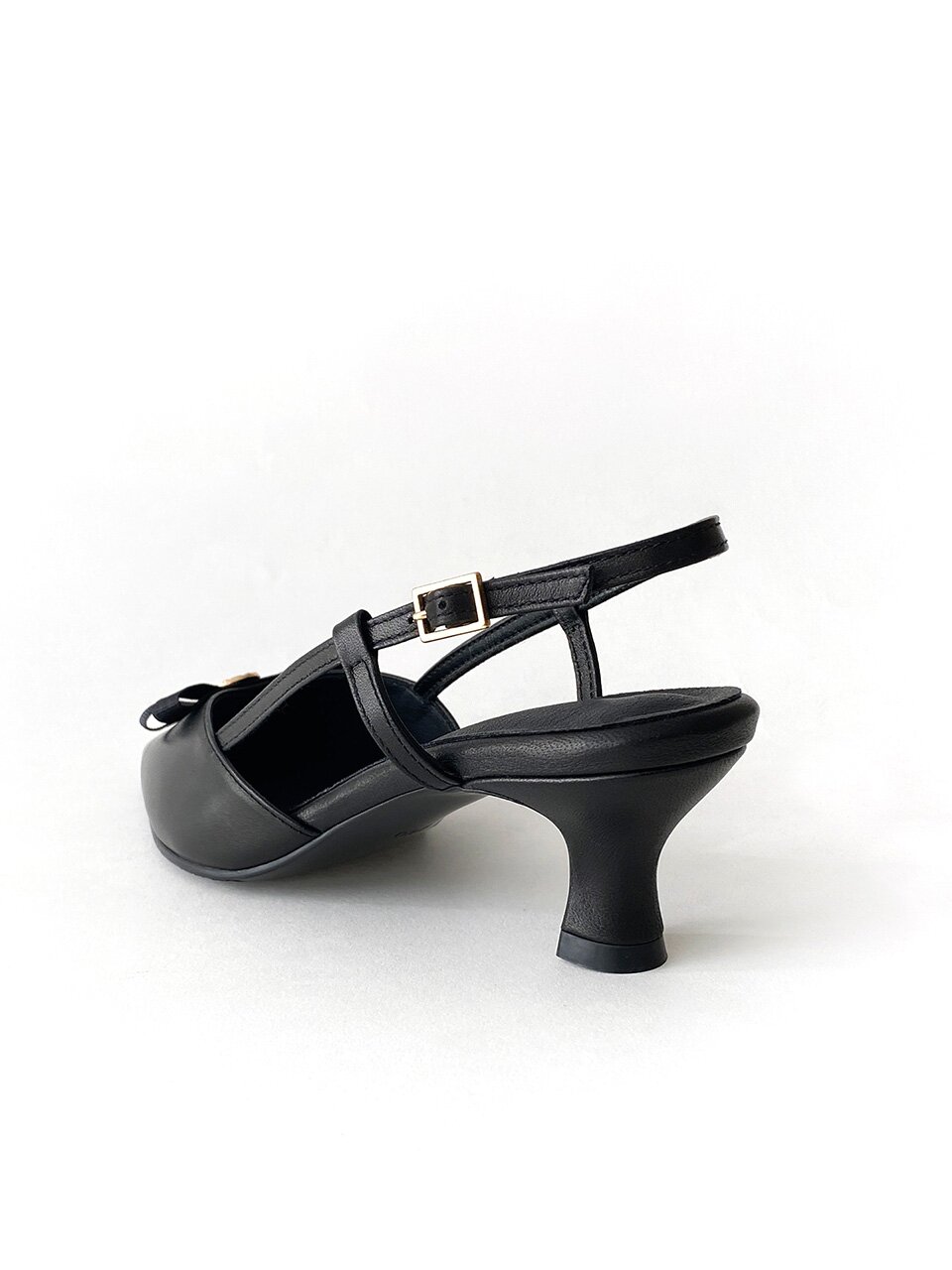 로제 슬링백 _Black 4/5/6/7cm ODRD24045