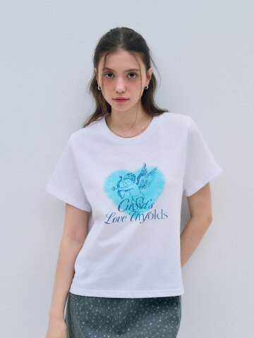 MET crack cupid T-shirts vintage white
