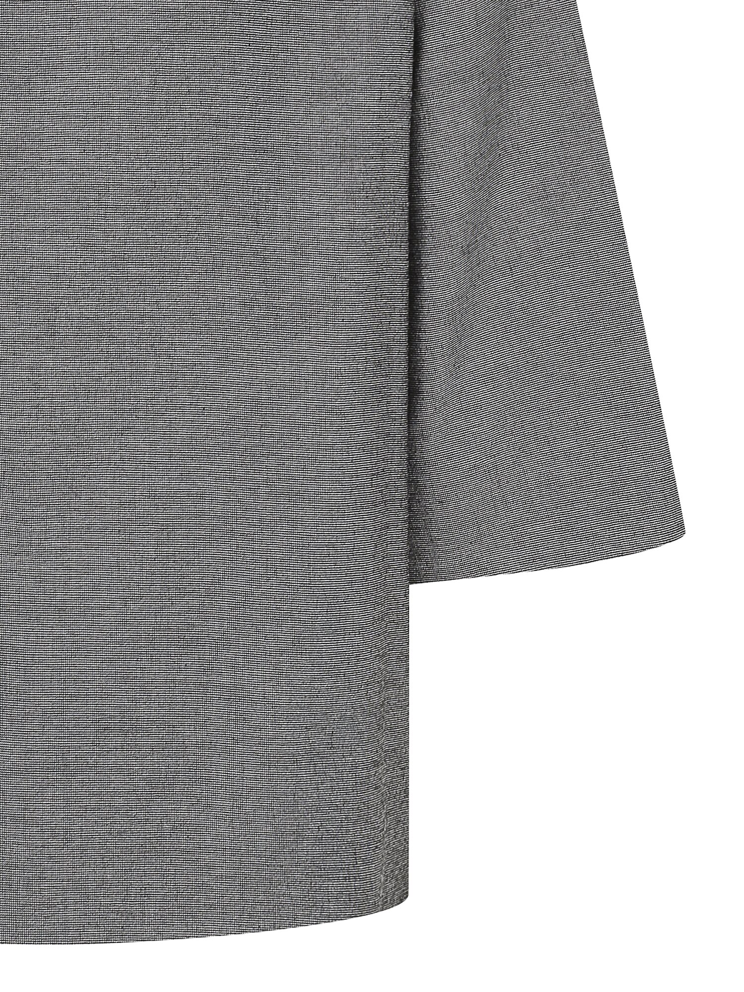 루즈핏 6부 슬리브 원버튼 재킷 (DARK GREY)