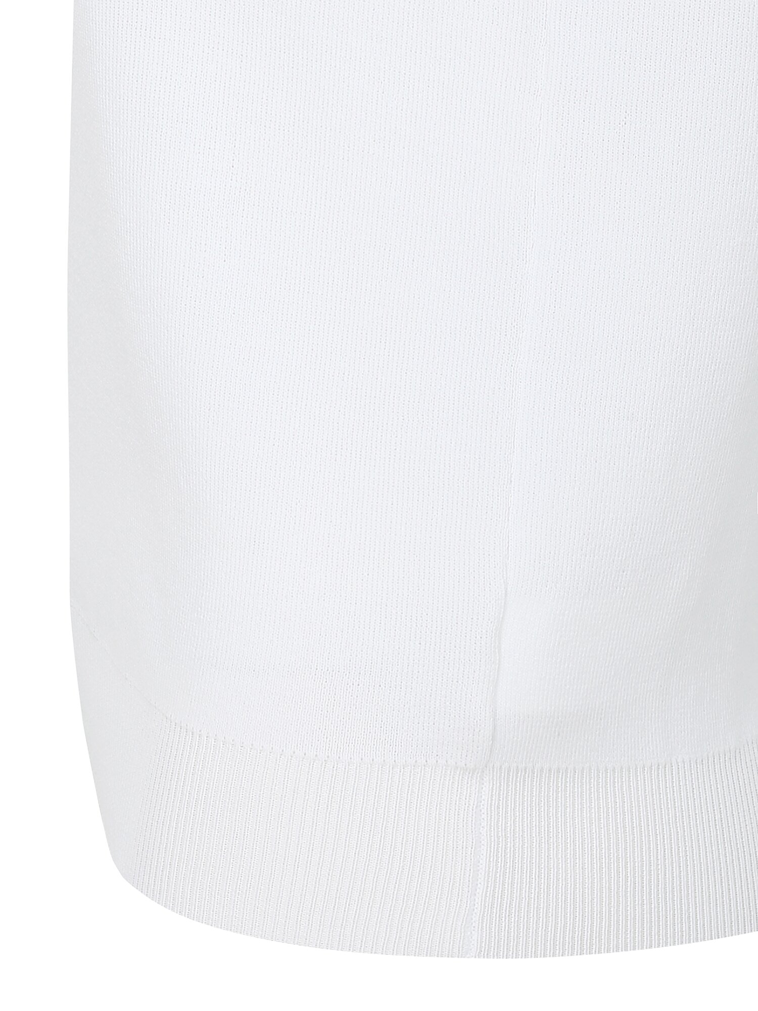 로고 자수 슬리브리스 니트 (IVORY)