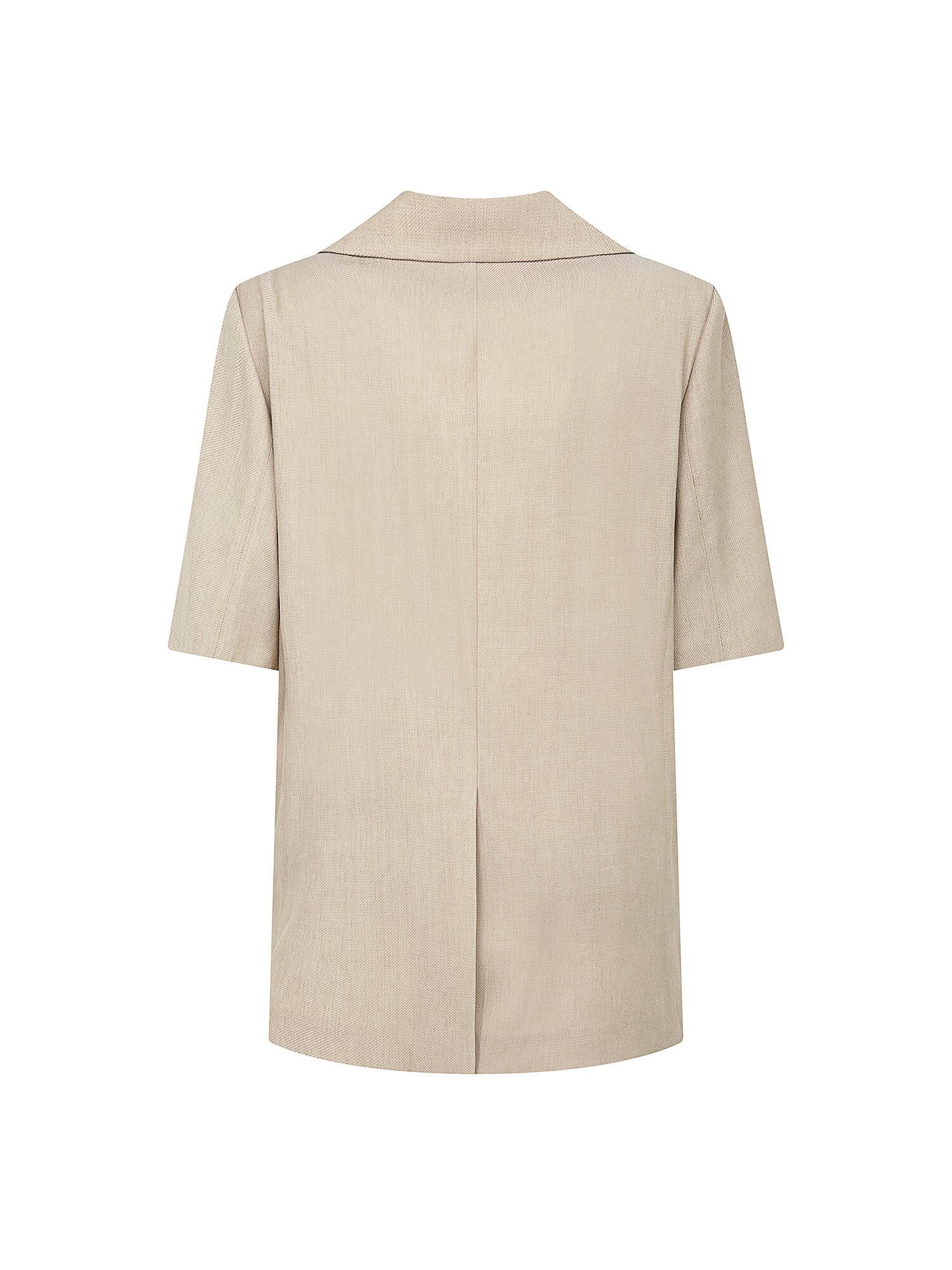 린넨 아웃 포켓 원버튼 재킷 (DARK BEIGE)