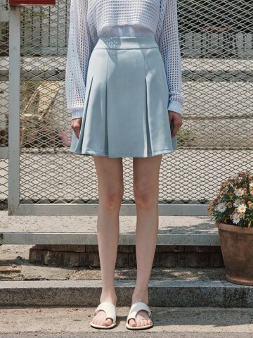 [2컬러] 라이트 플리츠 스커트
