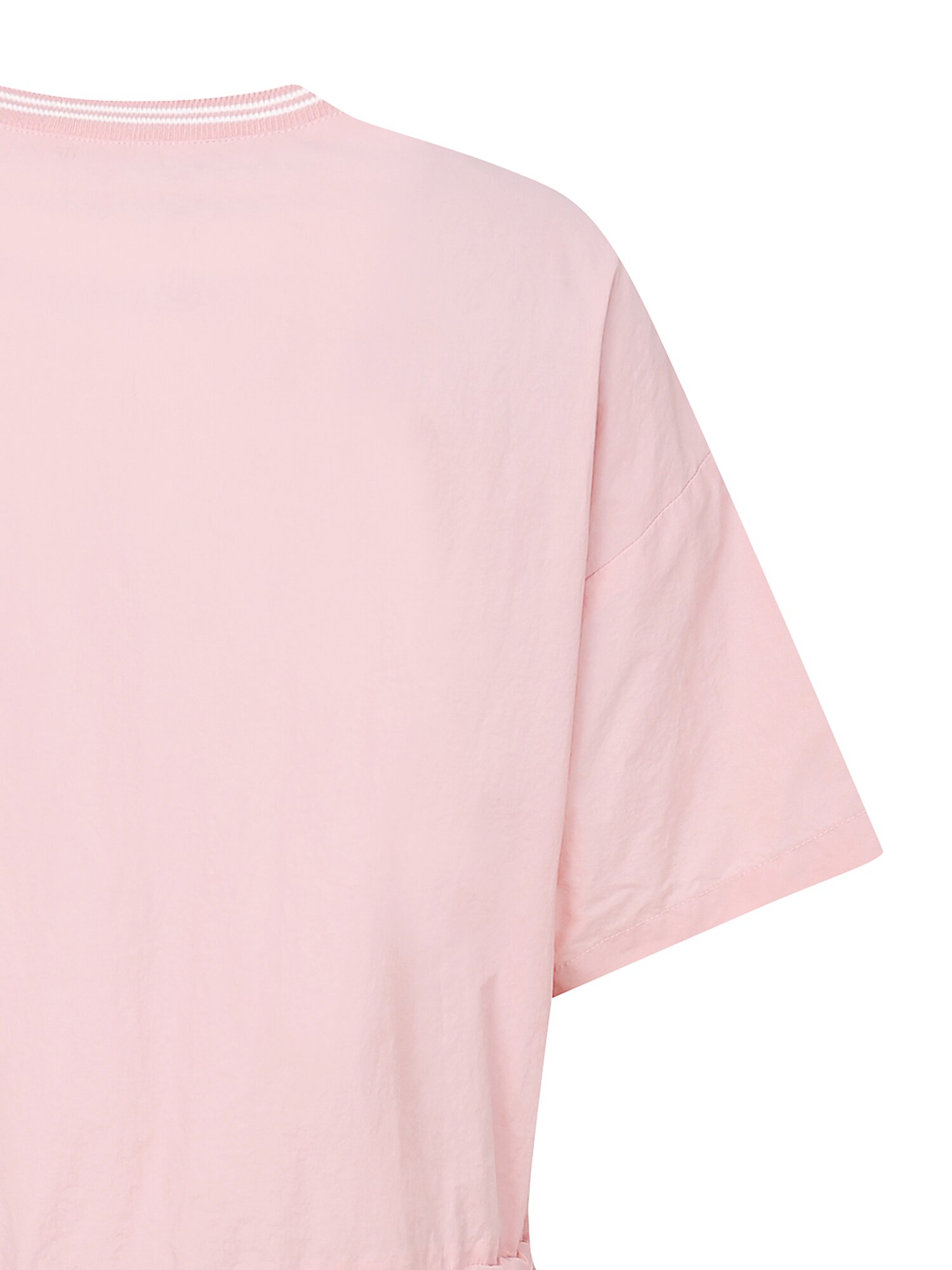 레터링 스트링 브이넥 원피스 (PINK)