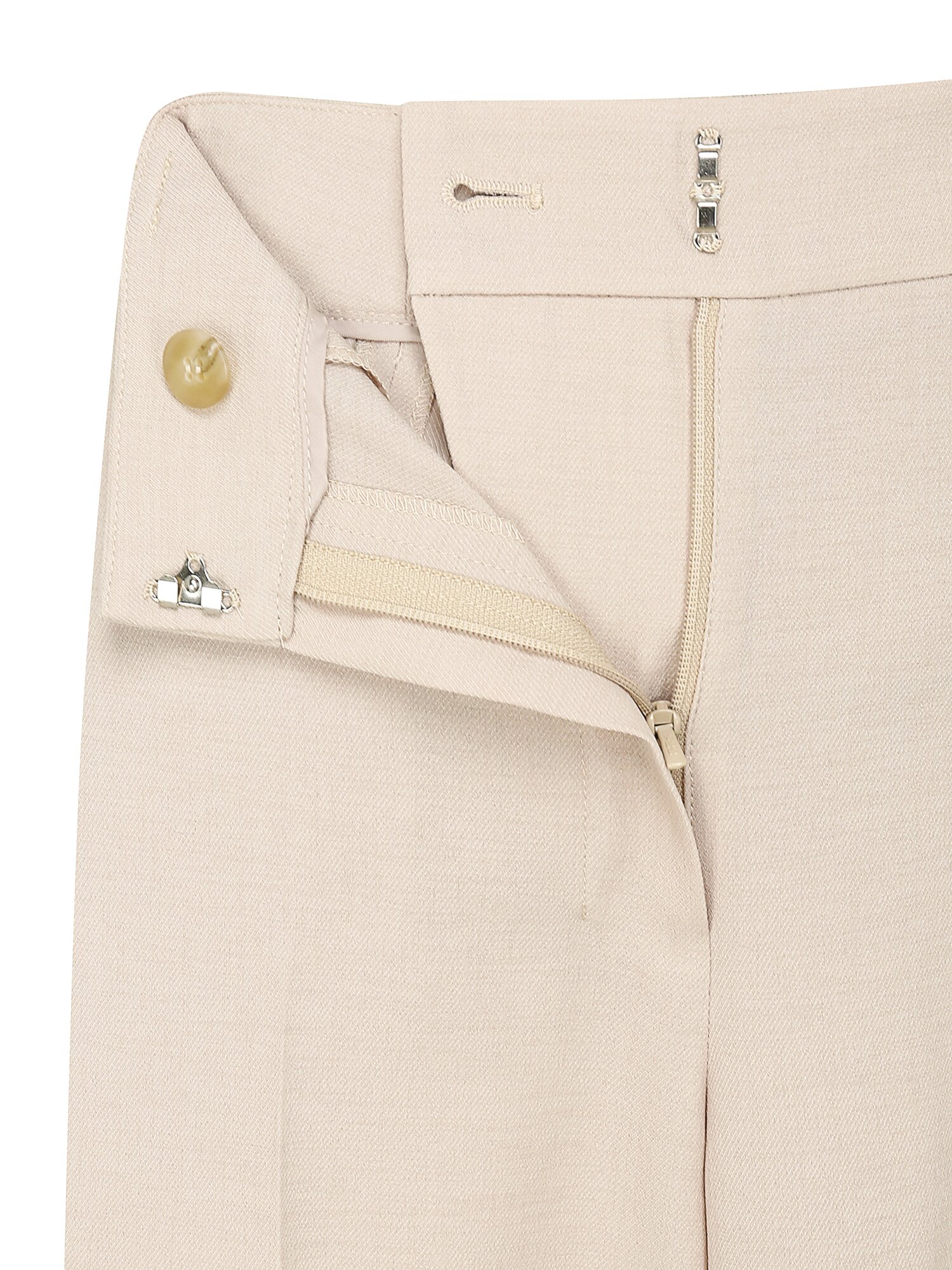 버클 장식 와이드 팬츠 (BEIGE)