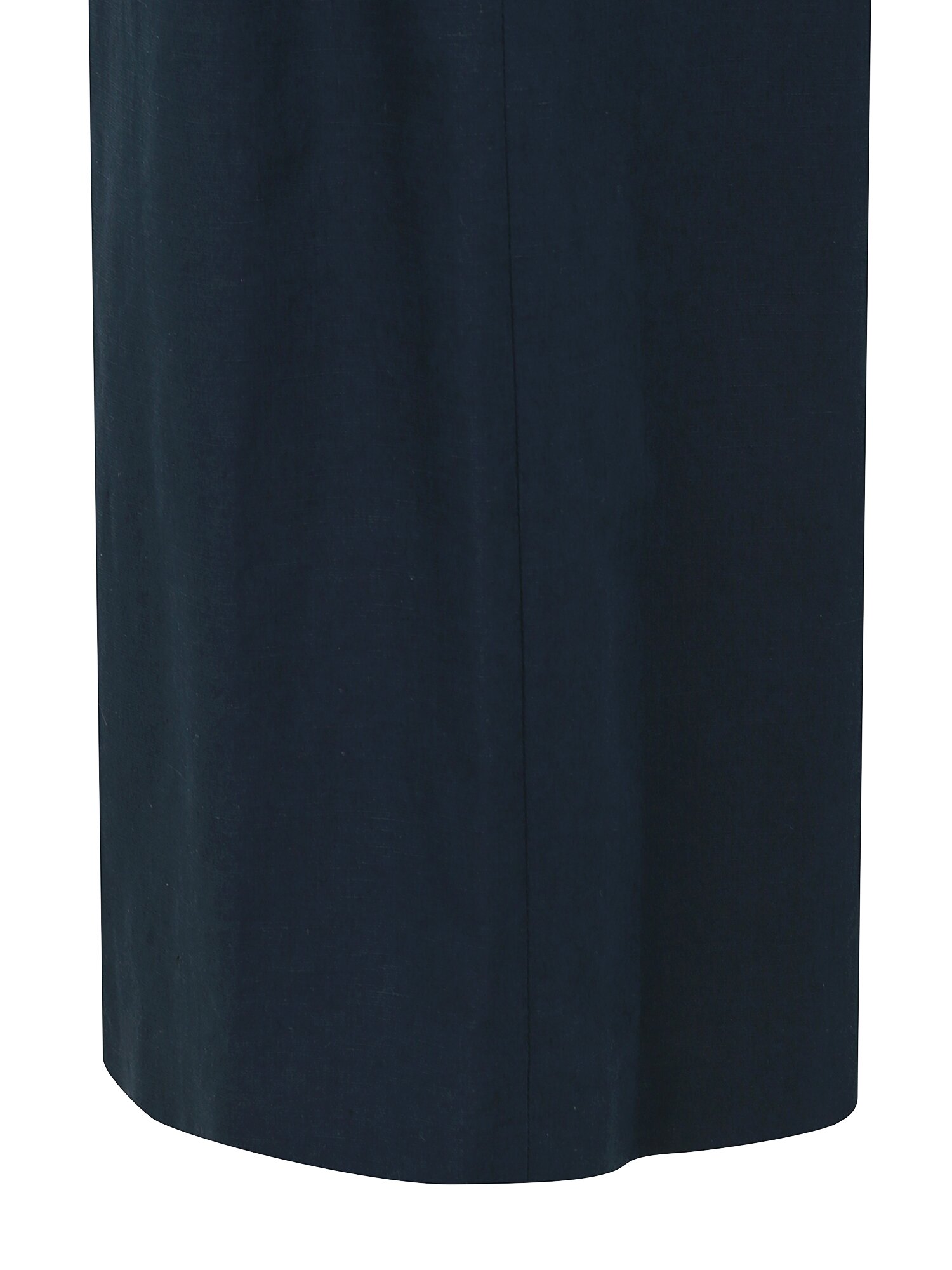 린넨 벨티드 투턱 와이드 팬츠 (NAVY)