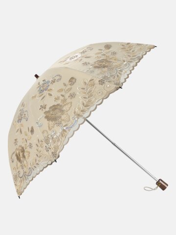 3단 양산 플라워 수동 접이식 UV차단 암막코팅 파라솔 LDDR158