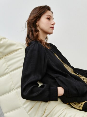 릴렉스 핏 심플 점퍼 