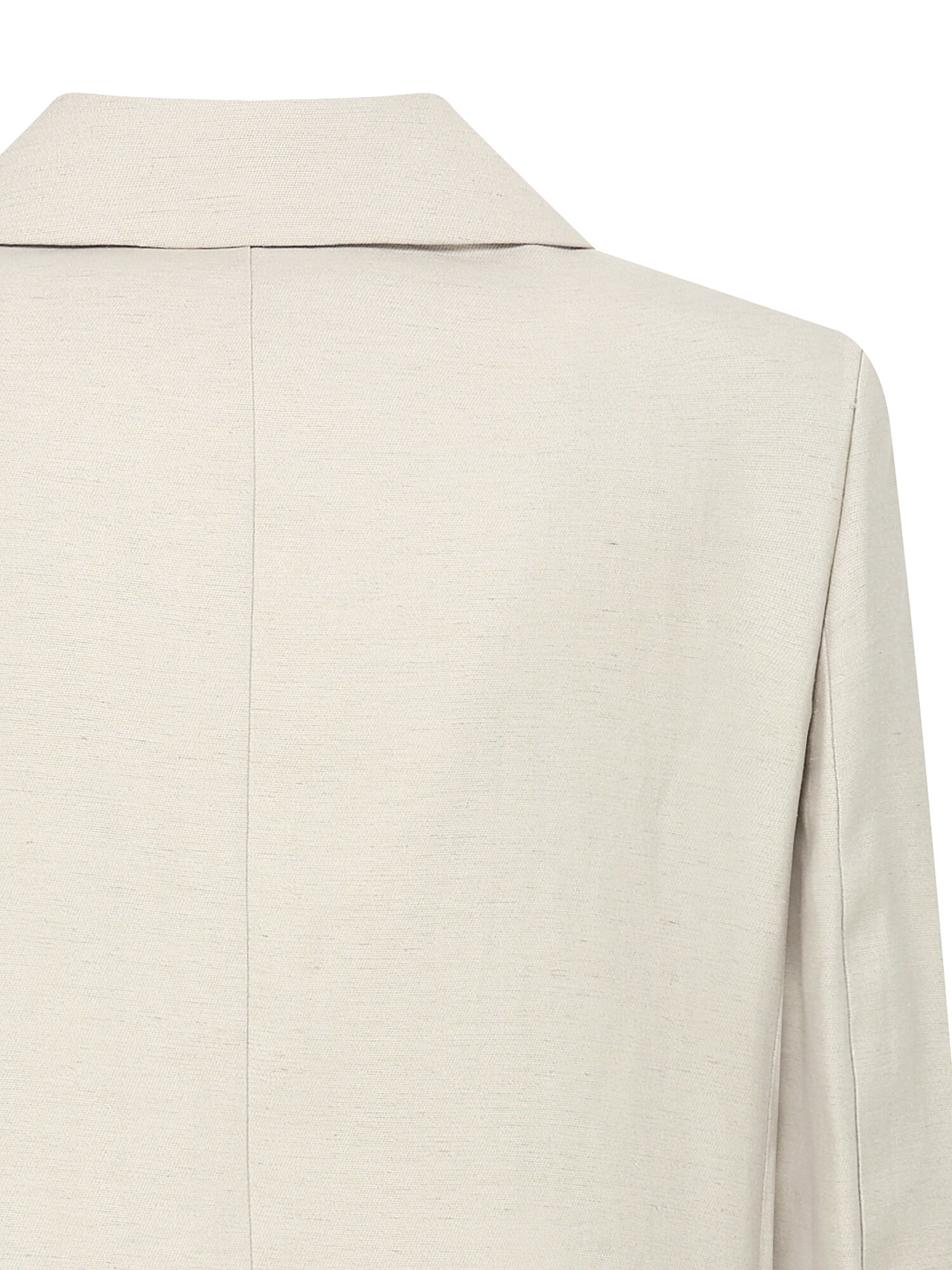 린넨 자수 포켓 싱글 투버튼 재킷 (LIGHT BEIGE)