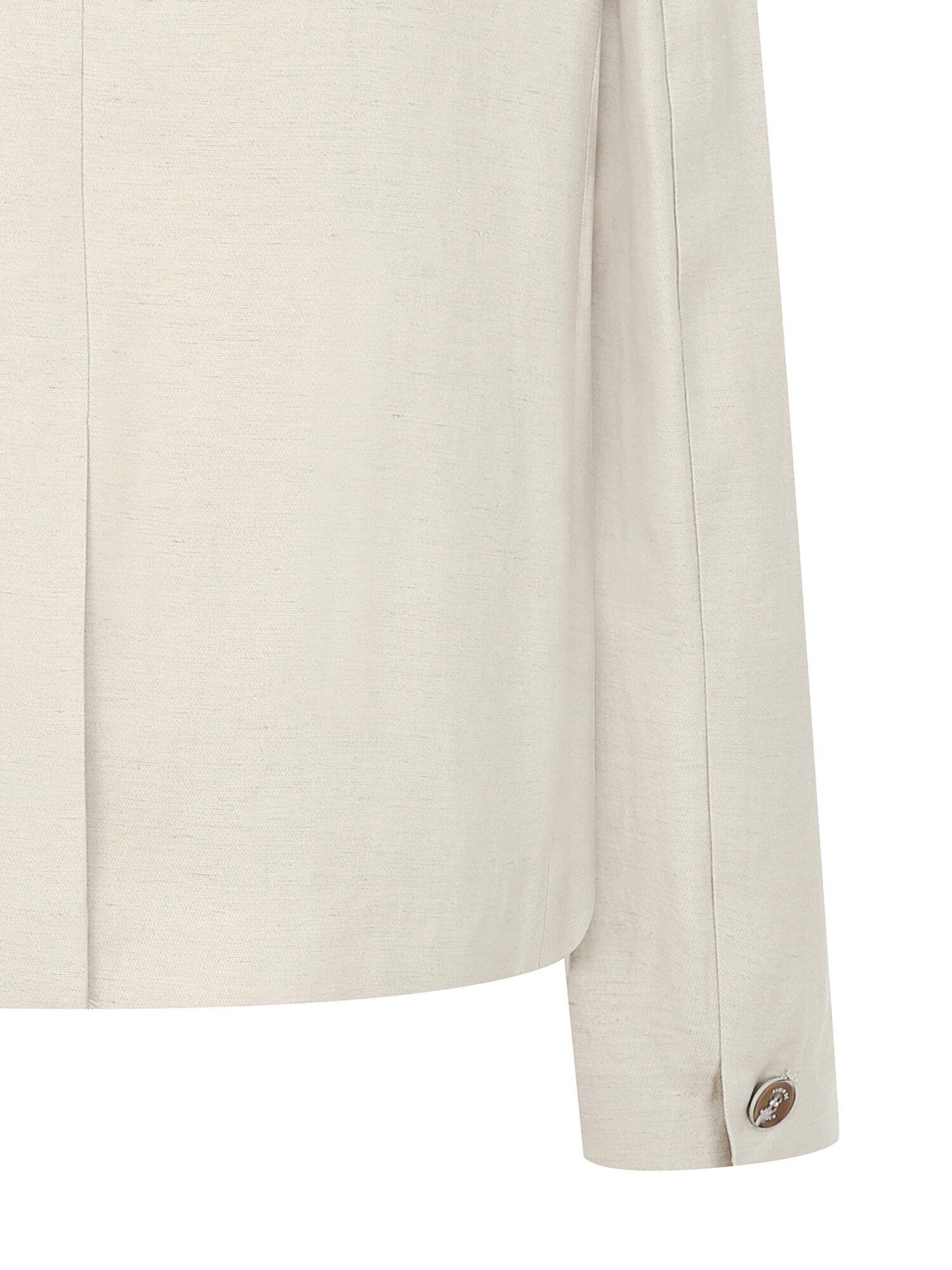 린넨 자수 포켓 싱글 투버튼 재킷 (LIGHT BEIGE)